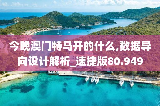 今晚澳门特马开的什么,数据导向设计解析_速捷版80.949