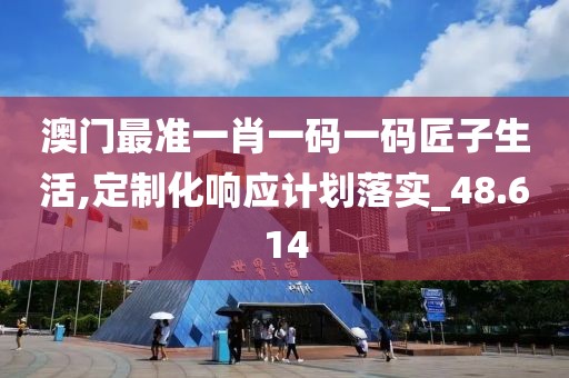 澳门最准一肖一码一码匠子生活,定制化响应计划落实_48.614