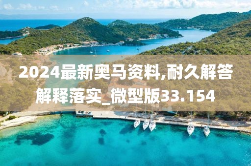 2024最新奥马资料,耐久解答解释落实_微型版33.154