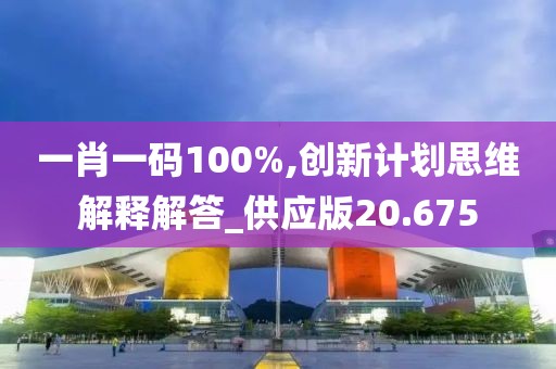 一肖一码100%,创新计划思维解释解答_供应版20.675