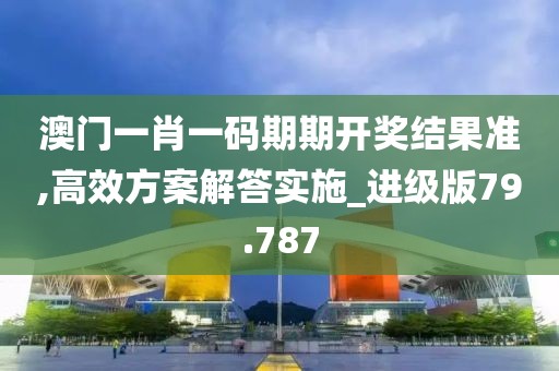 澳门一肖一码期期开奖结果准,高效方案解答实施_进级版79.787