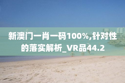 新澳门一肖一码100%,针对性的落实解析_VR品44.2