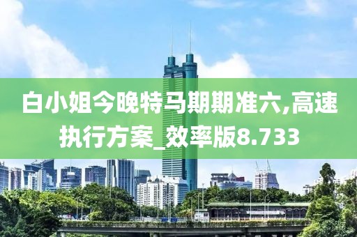 白小姐今晚特马期期准六,高速执行方案_效率版8.733