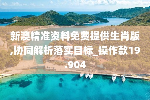 新澳精准资料免费提供生肖版,协同解析落实目标_操作款19.904