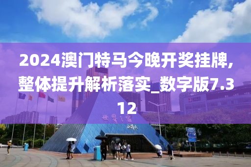 2024澳门特马今晚开奖挂牌,整体提升解析落实_数字版7.312