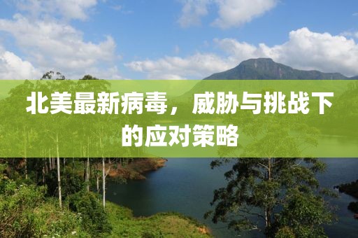 北美最新病毒，威胁与挑战下的应对策略