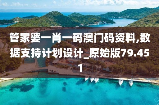 管家婆一肖一码澳门码资料,数据支持计划设计_原始版79.451