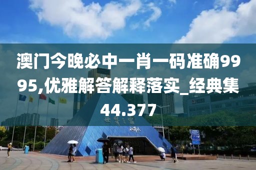 澳门今晚必中一肖一码准确9995,优雅解答解释落实_经典集44.377