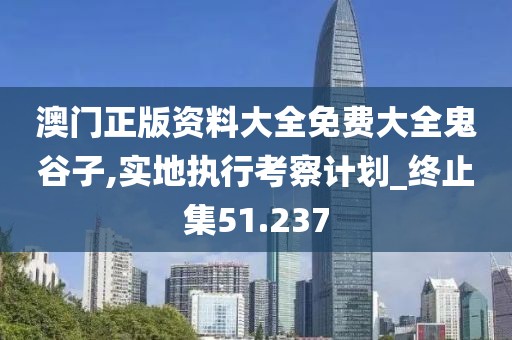 澳门正版资料大全免费大全鬼谷子,实地执行考察计划_终止集51.237