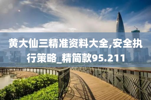 黄大仙三精准资料大全,安全执行策略_精简款95.211