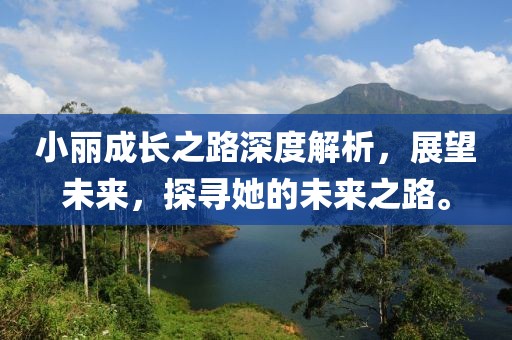 小丽成长之路深度解析，展望未来，探寻她的未来之路。
