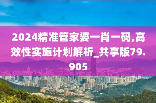2024精准管家婆一肖一码,高效性实施计划解析_共享版79.905