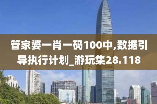 管家婆一肖一码100中,数据引导执行计划_游玩集28.118