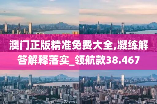 澳门正版精准免费大全,凝练解答解释落实_领航款38.467