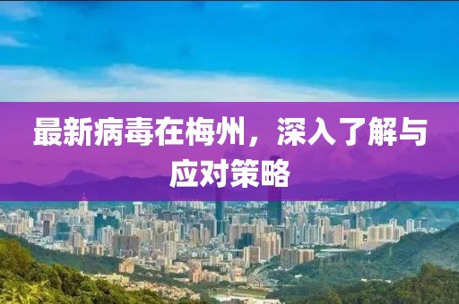 最新病毒在梅州，深入了解与应对策略
