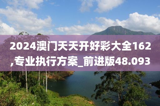 2024澳门天天开好彩大全162,专业执行方案_前进版48.093