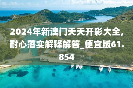 2024年新澳门天天开彩大全,耐心落实解释解答_便宜版61.854