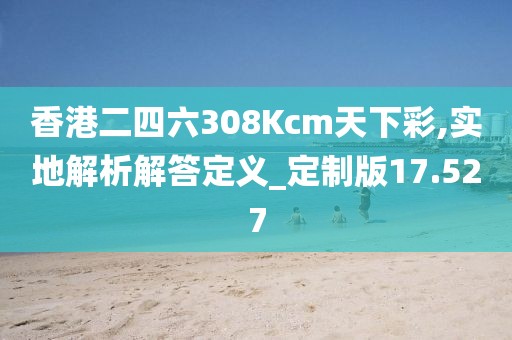 香港二四六308Kcm天下彩,实地解析解答定义_定制版17.527