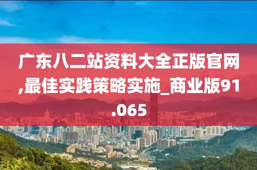 广东八二站资料大全正版官网,最佳实践策略实施_商业版91.065