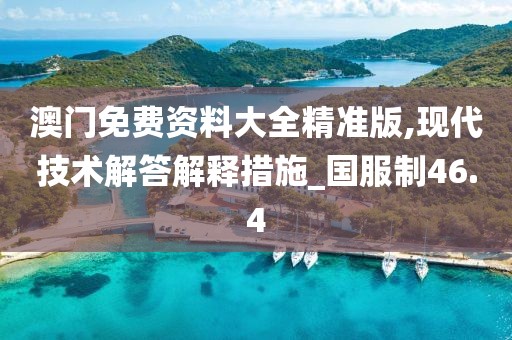 澳门免费资料大全精准版,现代技术解答解释措施_国服制46.4