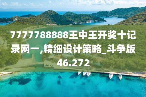 7777788888王中王开奖十记录网一,精细设计策略_斗争版46.272