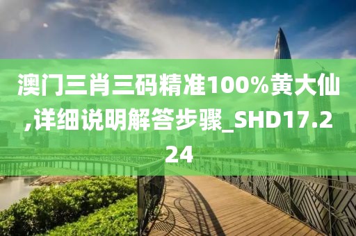 澳门三肖三码精准100%黄大仙,详细说明解答步骤_SHD17.224