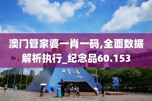 澳门管家婆一肖一码,全面数据解析执行_纪念品60.153