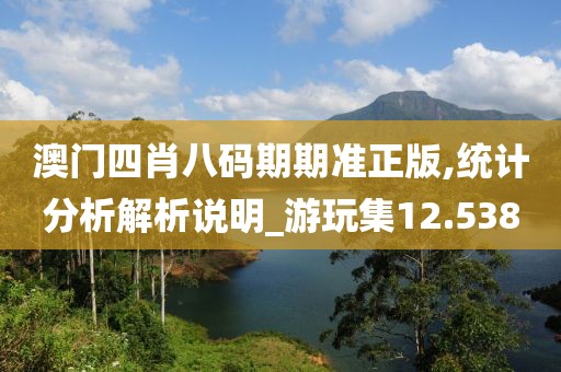 澳门四肖八码期期准正版,统计分析解析说明_游玩集12.538