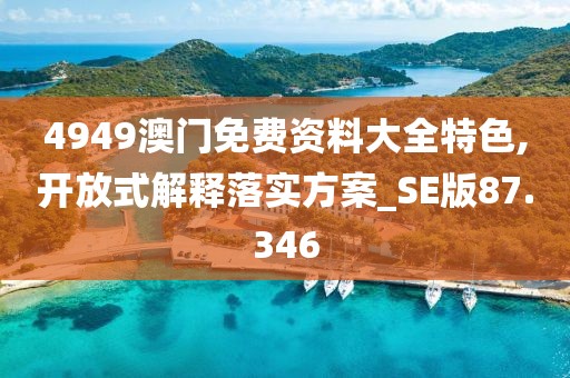 4949澳门免费资料大全特色,开放式解释落实方案_SE版87.346