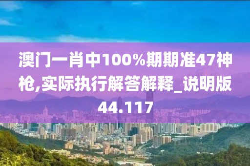 澳门一肖中100%期期准47神枪,实际执行解答解释_说明版44.117