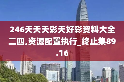 246天天天彩天好彩资料大全二四,资源配置执行_终止集89.16