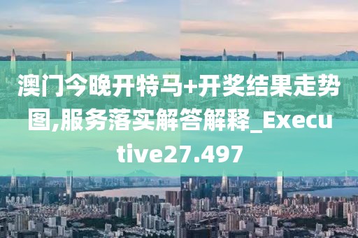 澳门今晚开特马+开奖结果走势图,服务落实解答解释_Executive27.497