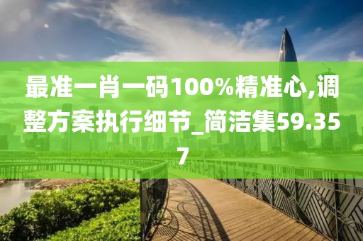 最准一肖一码100%精准心,调整方案执行细节_简洁集59.357