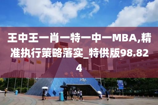 王中王一肖一特一中一MBA,精准执行策略落实_特供版98.824