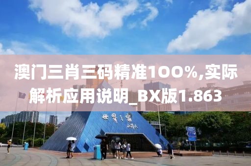 澳门三肖三码精准1OO%,实际解析应用说明_BX版1.863