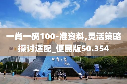 一肖一码100-准资料,灵活策略探讨适配_便民版50.354