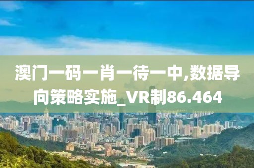 澳门一码一肖一待一中,数据导向策略实施_VR制86.464