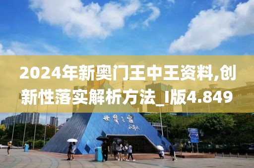 2024年新奥门王中王资料,创新性落实解析方法_I版4.849