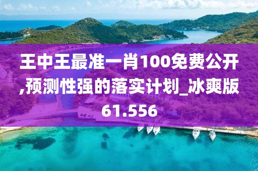 王中王最准一肖100免费公开,预测性强的落实计划_冰爽版61.556