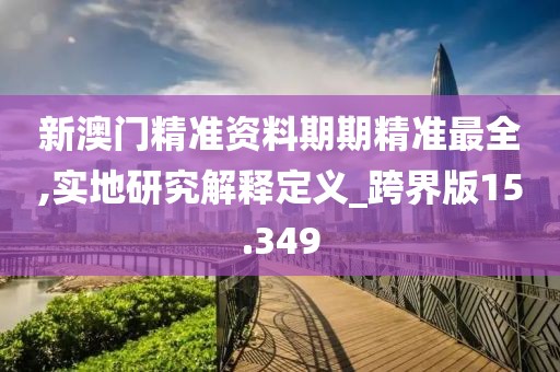 新澳门精准资料期期精准最全,实地研究解释定义_跨界版15.349