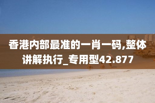香港内部最准的一肖一码,整体讲解执行_专用型42.877