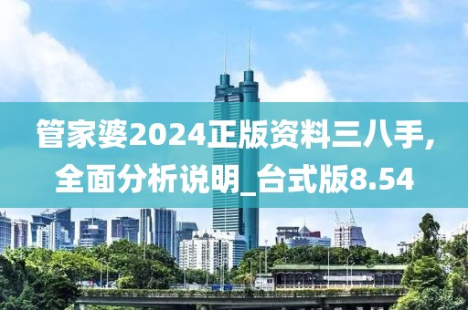 管家婆2024正版资料三八手,全面分析说明_台式版8.54