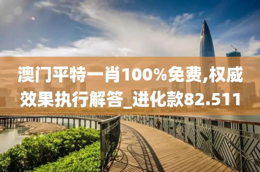 澳门平特一肖100%免费,权威效果执行解答_进化款82.511