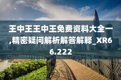 王中王王中王免费资料大全一,精密疑问解析解答解释_XR66.222