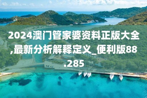 2024澳门管家婆资料正版大全,最新分析解释定义_便利版88.285