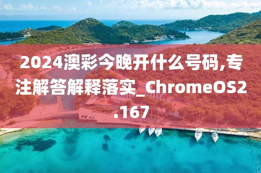 2024澳彩今晚开什么号码,专注解答解释落实_ChromeOS2.167