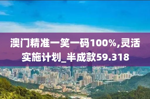 澳门精准一笑一码100%,灵活实施计划_半成款59.318