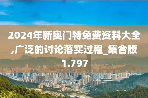 2024年新奥门特免费资料大全,广泛的讨论落实过程_集合版1.797