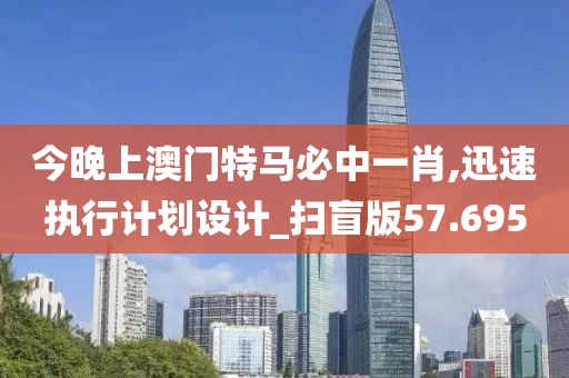 今晚上澳门特马必中一肖,迅速执行计划设计_扫盲版57.695