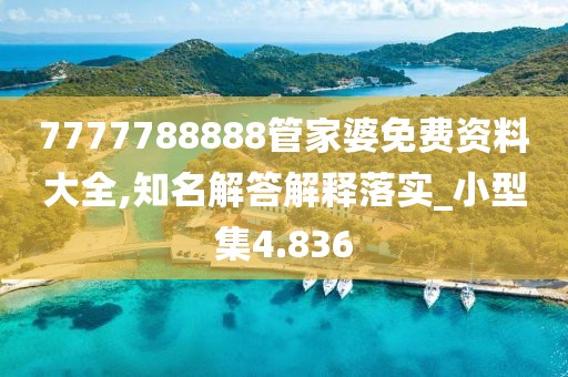 7777788888管家婆免费资料大全,知名解答解释落实_小型集4.836